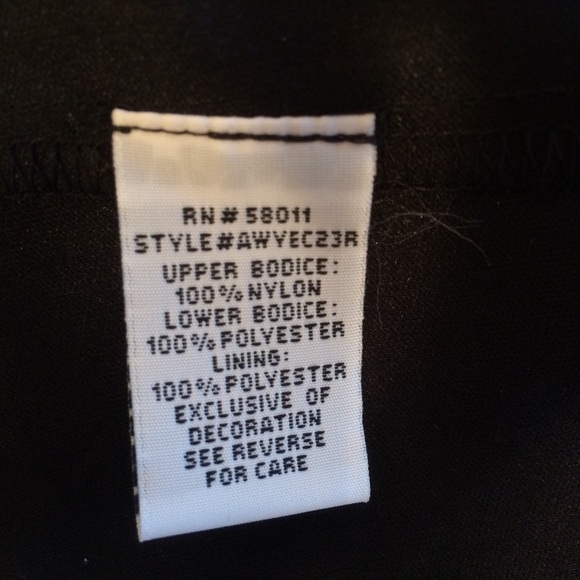 Sangria Fully Lined Black Midi Dress 16 NWT - Picture 14 of 15